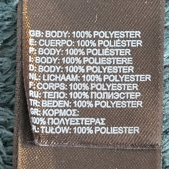 The North Face Women's Emerald Green High-Piled Fleece Zip Jacket - Size S - Picture 12 of 14